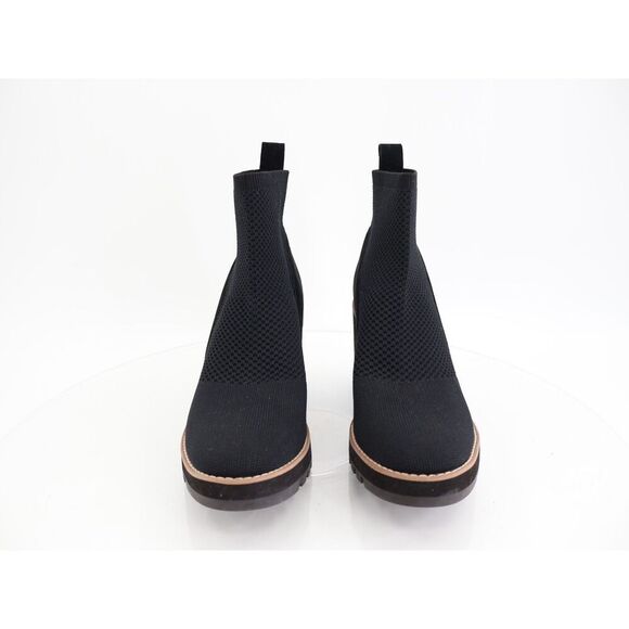 Eileen Fisher Quill Bootie Wedge Knit Slip On Stretchy Platform Size 11 Ankle - Picture 5 of 14